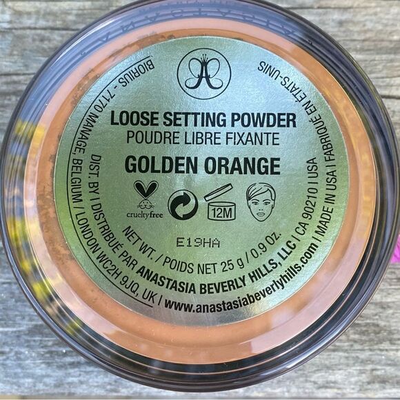 NIB New Anastasia Beverly Hills Translucent Loose Setting Powder Golden Orange - Picture 11 of 13